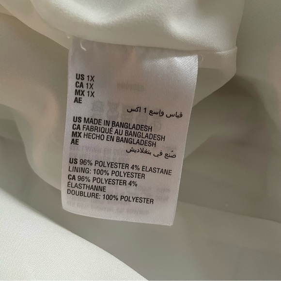 Bar III Double-Breasted Windowpane Blazer Size 1X - Picture 6 of 7